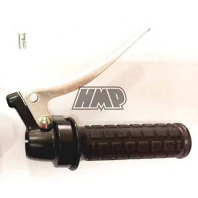 Manete com punho vulgar preto acelerador - LUSITO